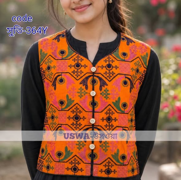 প্রিমিয়াম আড়ং কটন( সুতি) কটি (364Y)